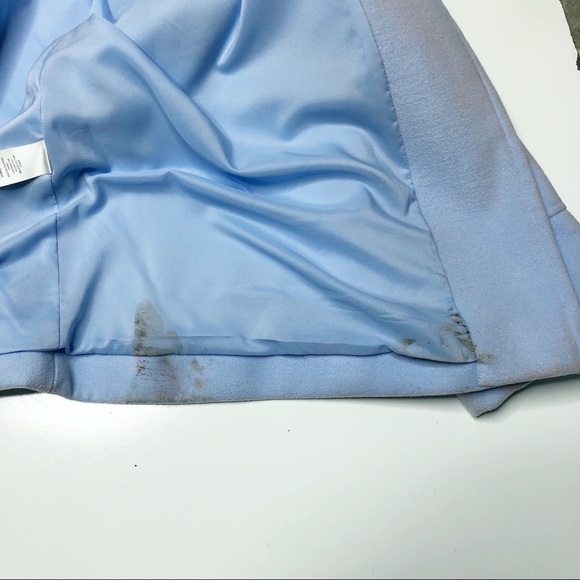 Chico’s Everyday Plush Coat Jacket Powder Blue 2 - Picture 6 of 9